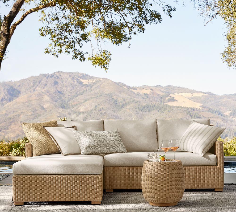 Chaise shop sectional outdoor